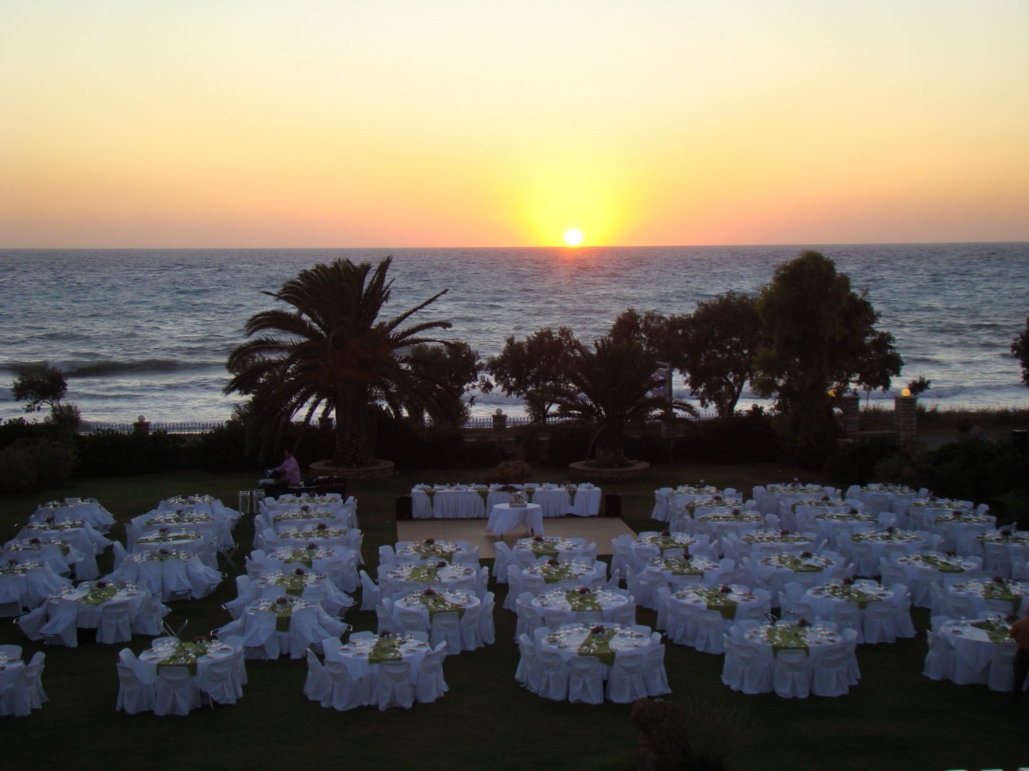 Wedding in Greece, at Irida Resort Suites garden-sunset Wedding in greece at Irida Resort Suites sunset