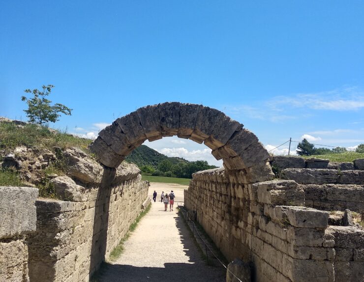 Ancient Olympia Entrance to Stadium