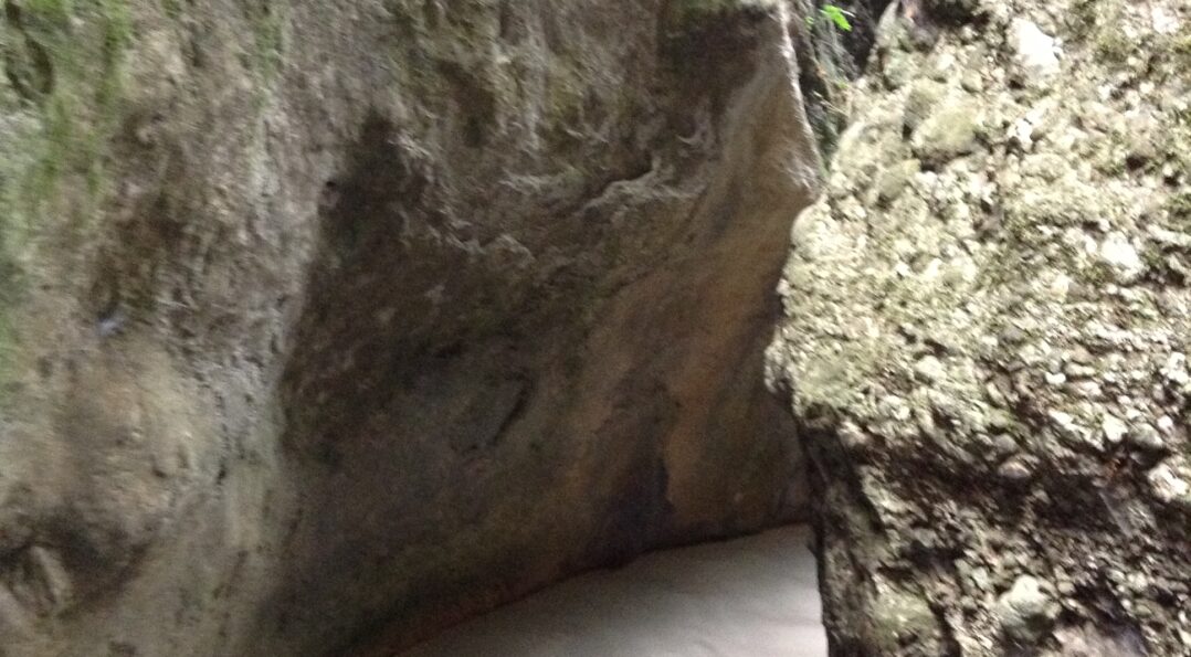 Peristeria Gorge with stalagmites1