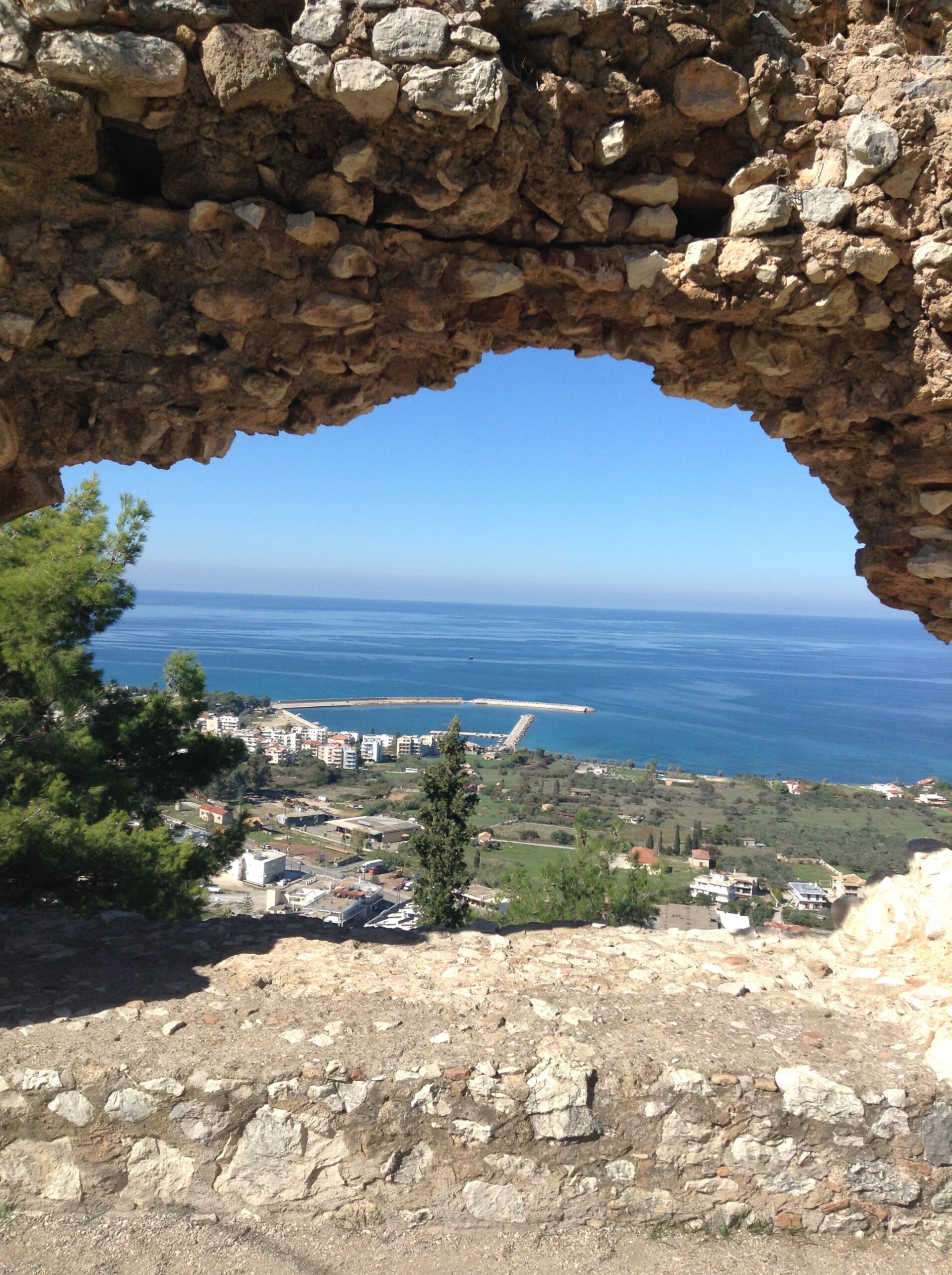 Kyparissia Harbor Spectacular View from the Medieval Castle