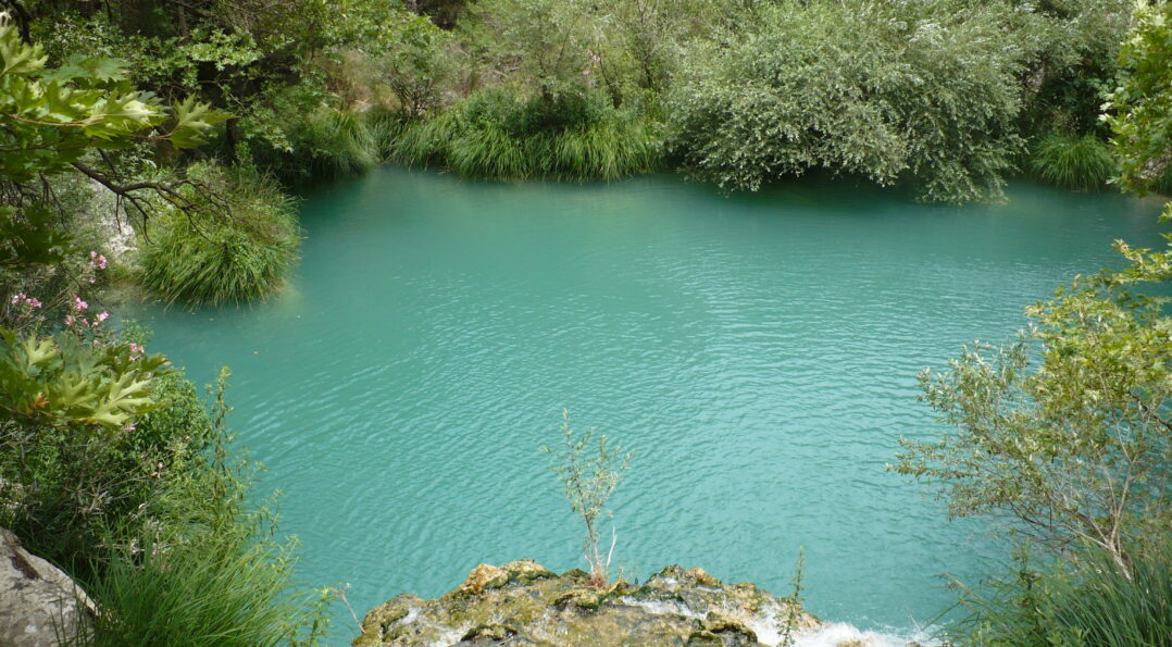 Polylimnio Lakes and waterfalls