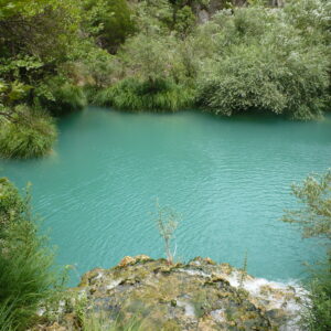 Polylimnio Lakes and waterfalls