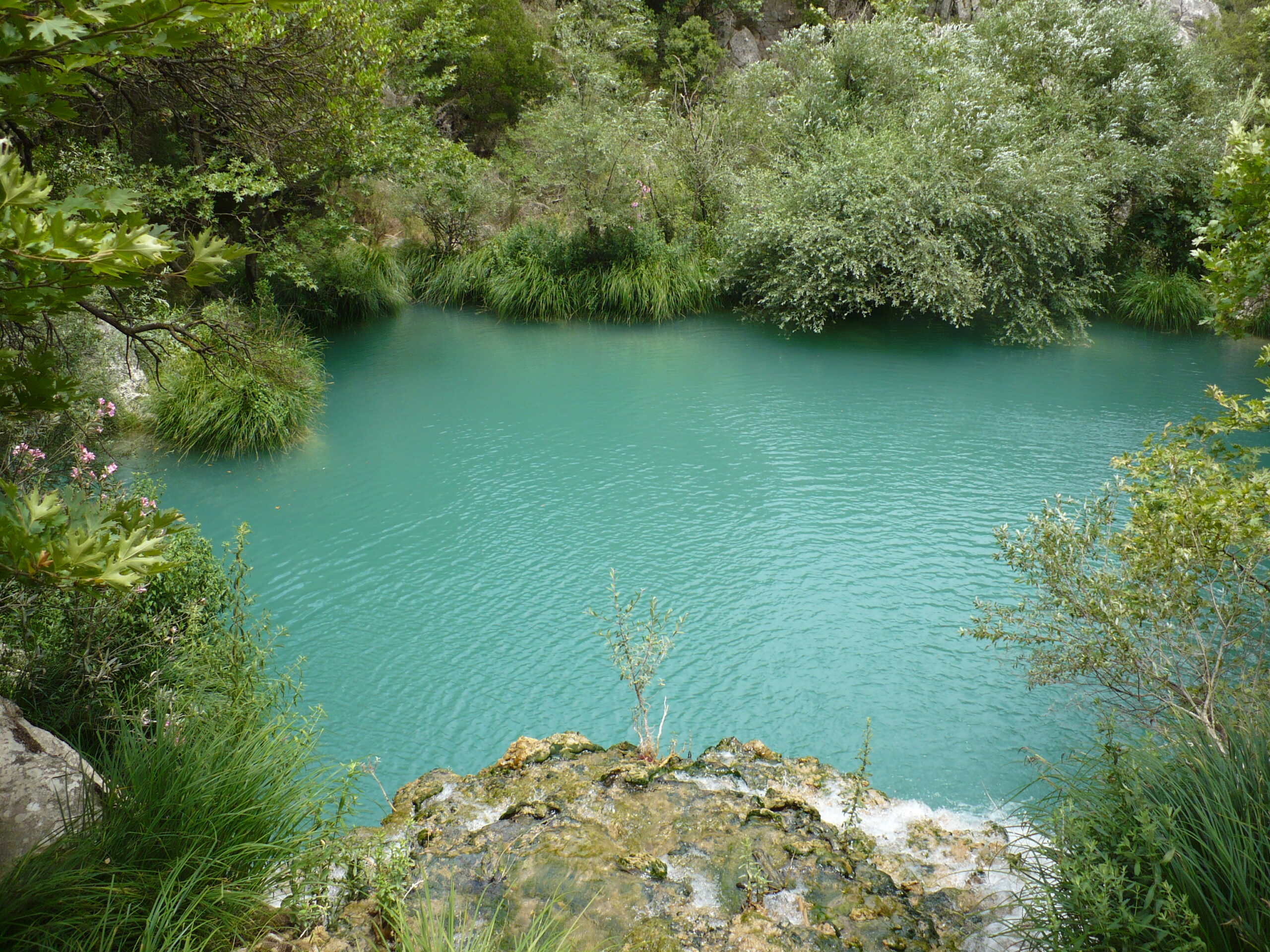 Polylimnio Lakes and waterfalls