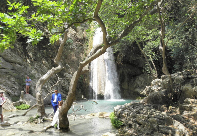 Neda waterfalls