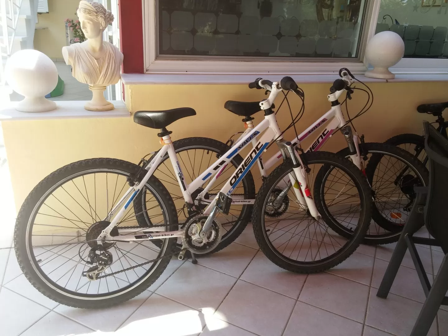 bikes at Irida Resort Suites