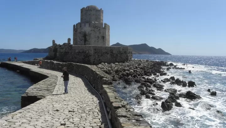 methoni castle, near Irida Resort,Замок Метони,